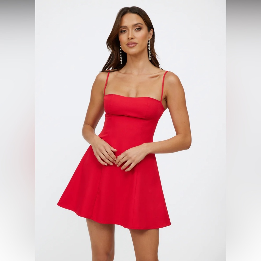 Adorable Hello Molly Red Mini Dress.  New with Tags.